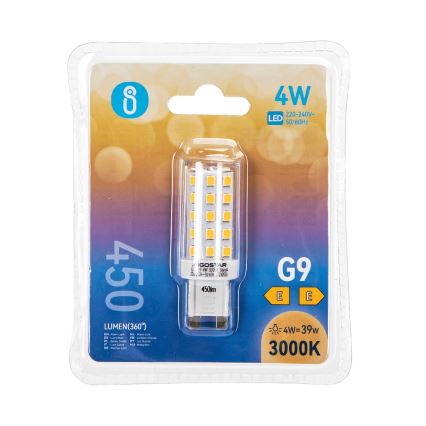 LED-Leuchtmittel G9/4W/230V 3000K - Aigostar