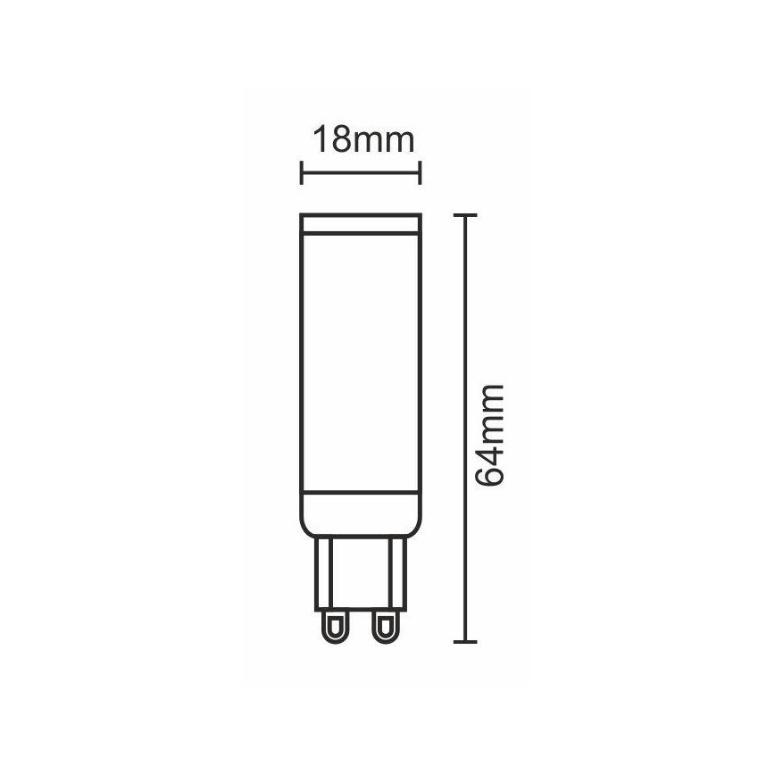 LED-Leuchtmittel G9/7W/230V 6000K