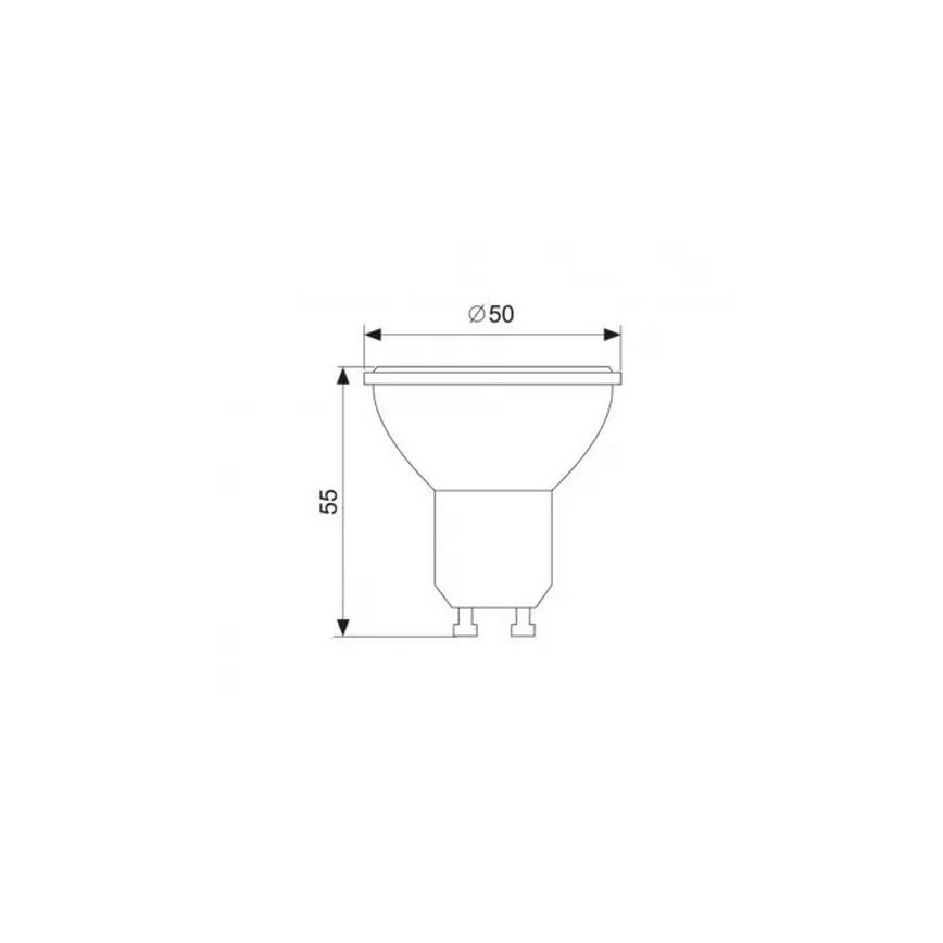LED-Leuchtmittel GU10/7W/230V 4000K