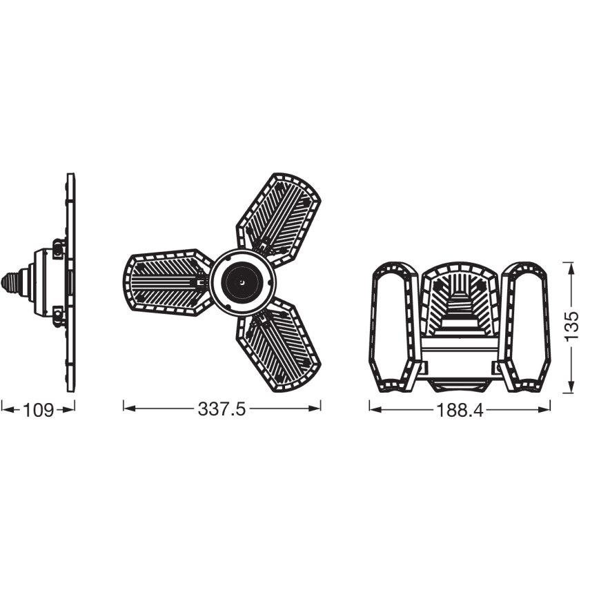 LED-Leuchtmittel HIGHBAY E27/40W/230V 4000K - Osram