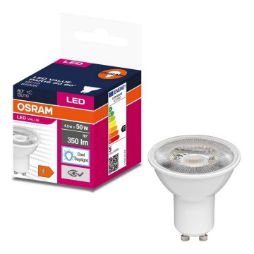 LED-Leuchtmittel PAR16 GU10/4,5W/230V 6500K 60° - Osram