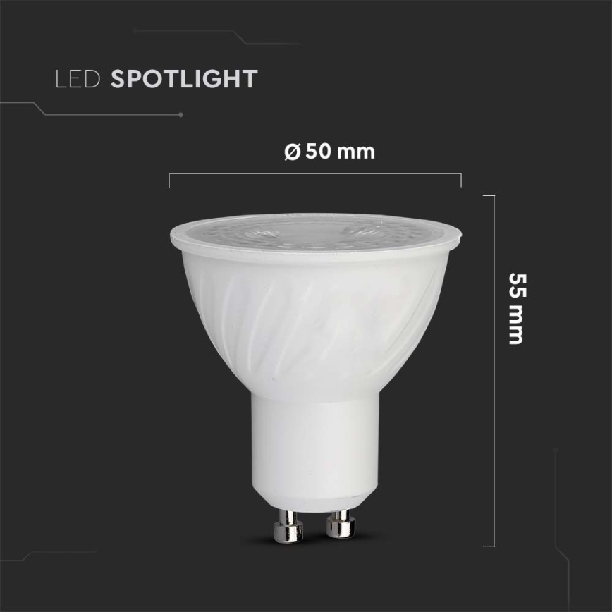 LED-Leuchtmittel SAMSUNG CHIP GU10/6W/230V 4000K