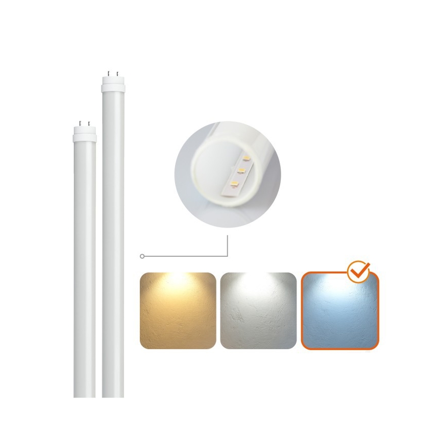 LED-Leuchtstoffarmatur für technische Anwendungen T8, 2x G13, 18 W, 230 V, 6500 K, IP65, 127 cm