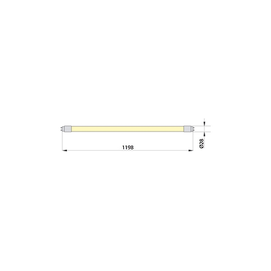 LED Leuchtstofflampe ECOSTER T8 G13/18W/230V 4000K