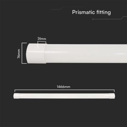 LED-Leuchtstofflampe LED/50W/230V 3000/4000/6500K 146 cm