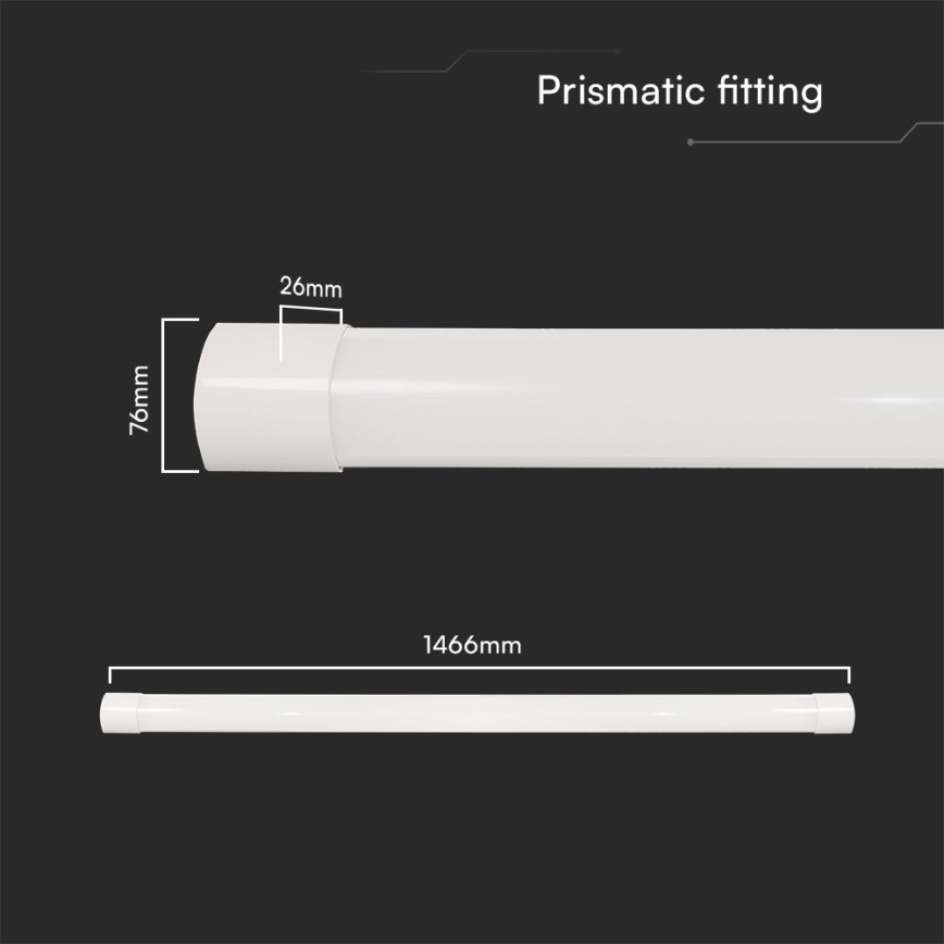 LED-Leuchtstofflampe LED/50W/230V 3000/4000/6500K 146 cm