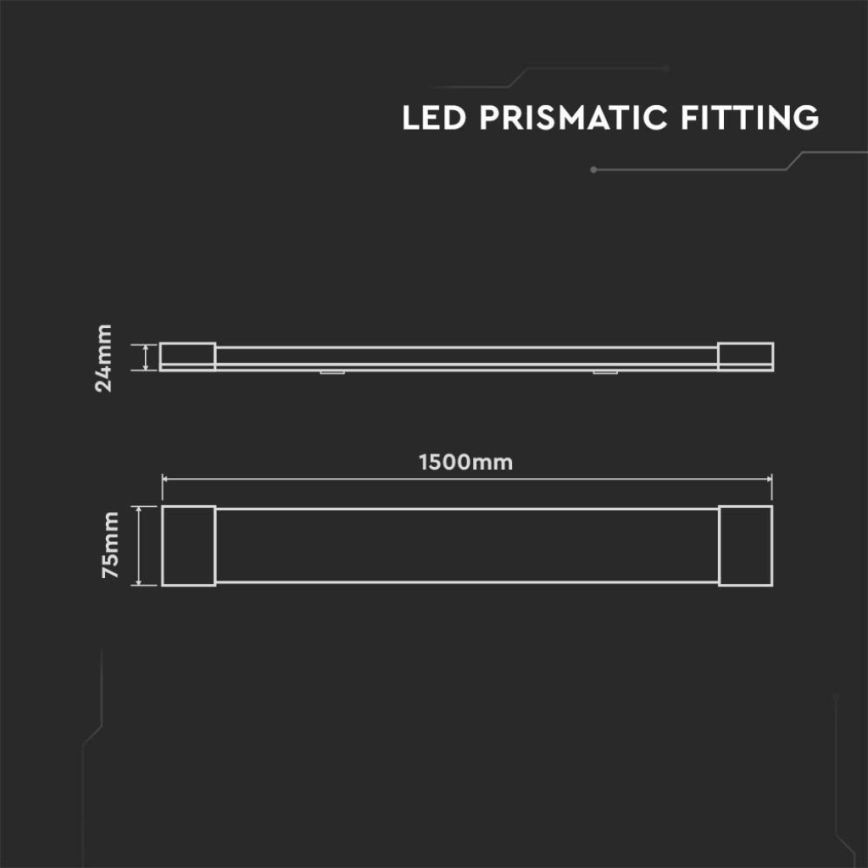 LED-Leuchtstofflampe LED/50W/230V 4000K 150 cm weiß