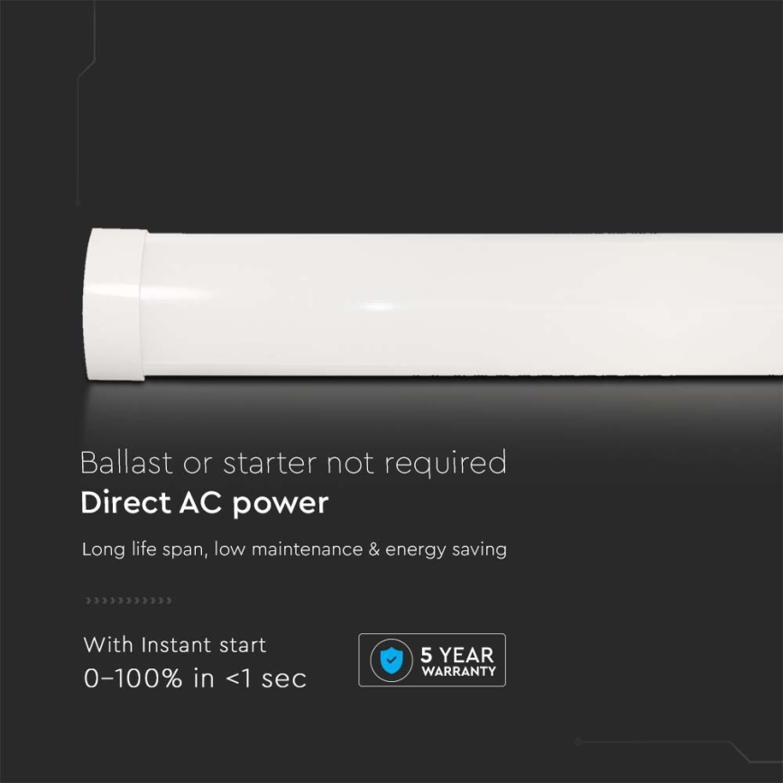 LED-Leuchtstofflampe SAMSUNG CHIP LED/40W/230V 6500K 120 cm