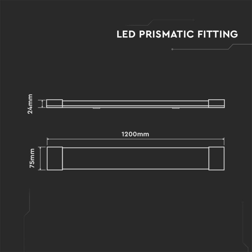 LED-Leuchtstofflampe SAMSUNG CHIP LED/40W/230V 6500K 120 cm