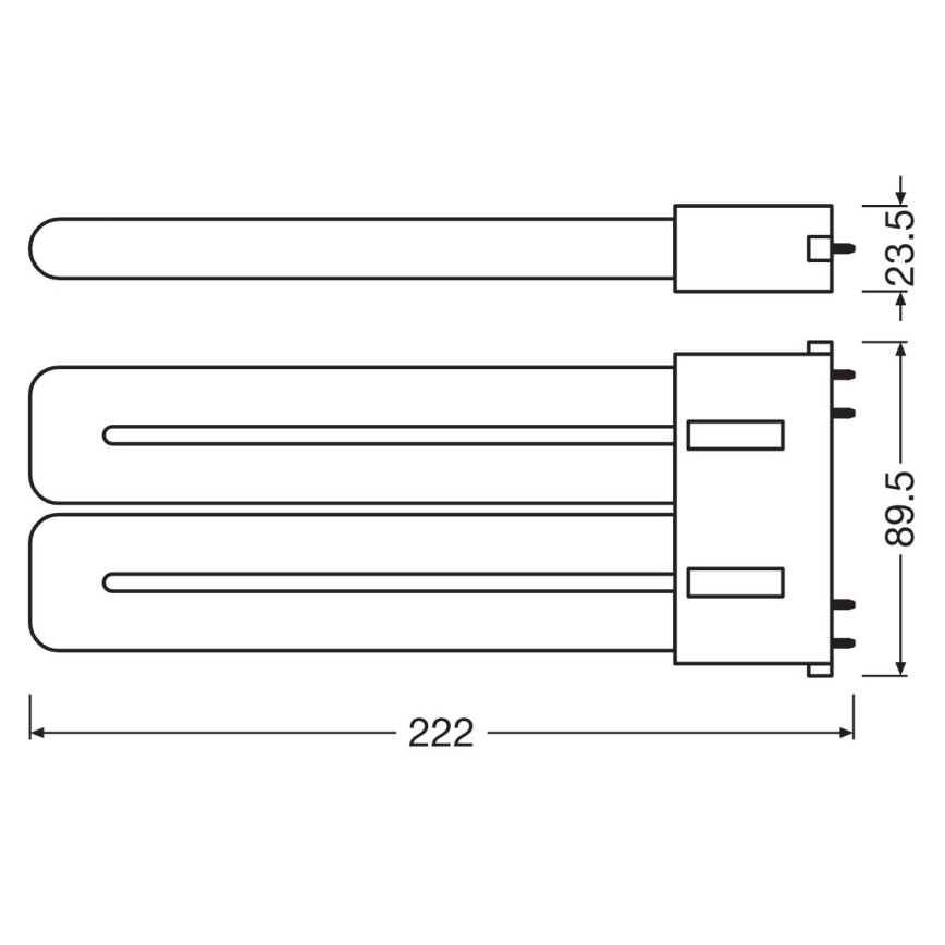 LED-Leuchtstoffröhre 2G10/20W/230V 3000K - Osram