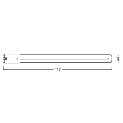 LED-Leuchtstoffröhre 2G11/18W/230V 3000K - Osram