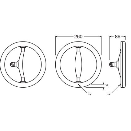 LED-Leuchtstoffröhre E27/14,5W/230V 2700K - Osram