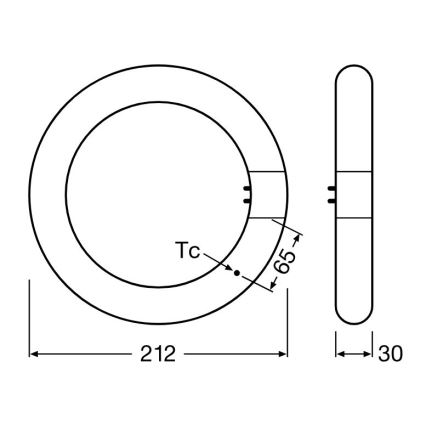 LED-Leuchtstoffröhre G10q/11W/230V 3000K - Osram