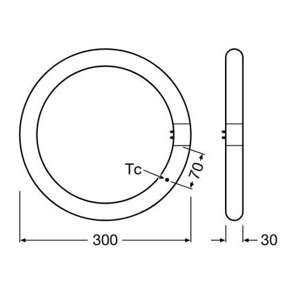 LED-Leuchtstoffröhre G10q/18,3W/230V 3000K - Osram