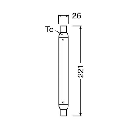 LED-Leuchtstoffröhre LINE S15s/4W/230V 2700K - Osram