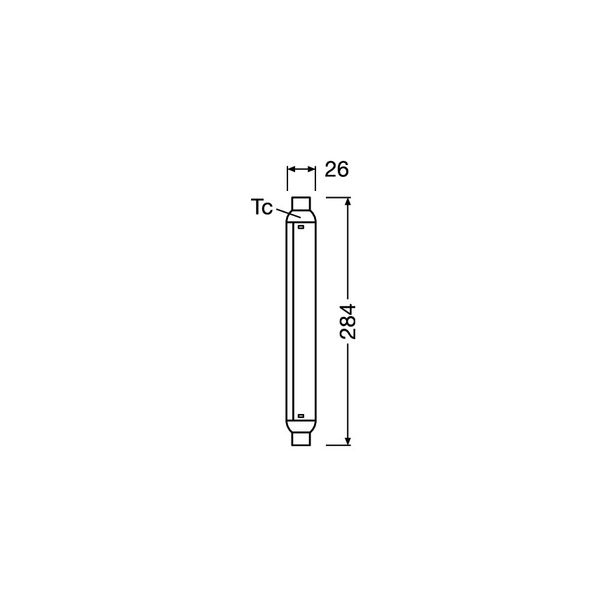LED-Leuchtstoffröhre LINE S15s/7W/230V 2700K - Osram