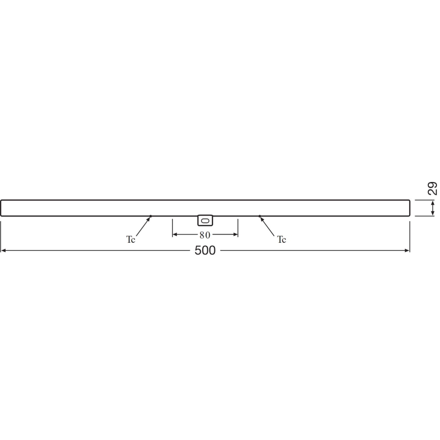LED-Leuchtstoffröhre S14d/6W/230V 2700K 50 cm - Osram