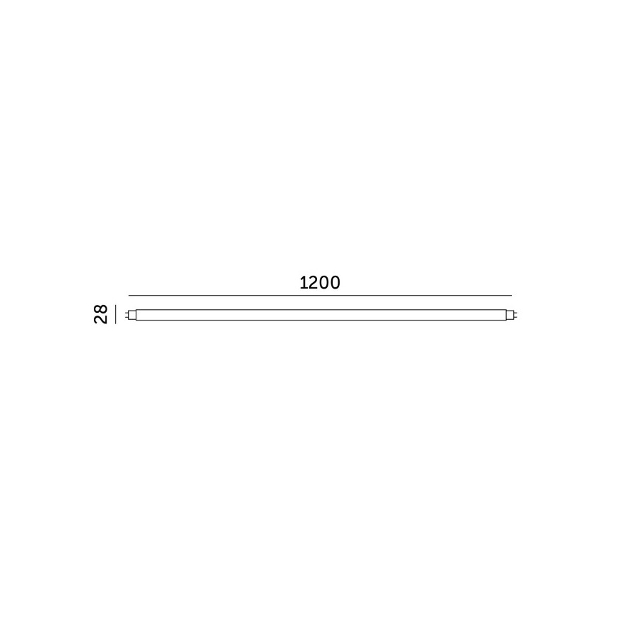 LED-Leuchtstoffröhre T8 G13/18W/230V 6500K 120 cm