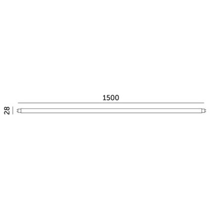 LED-Leuchtstoffröhre T8 G13/22W/230V 4000K 150 cm