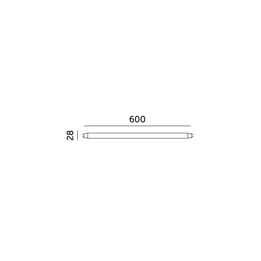 LED-Leuchtstoffröhre T8 G13/9W/230V 4000K 60 cm