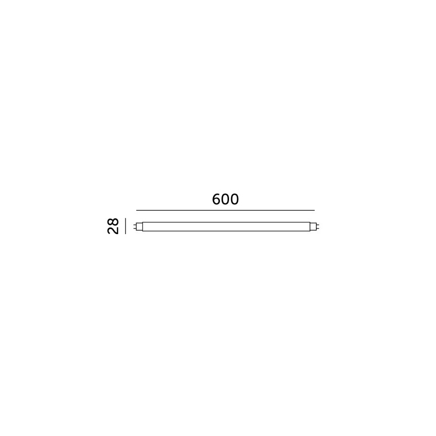 LED-Leuchtstoffröhre T8 G13/9W/230V 6500K 60 cm