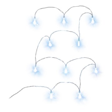 LED-Lichterkette 10xLED/2xAA 1,8m kaltweiß