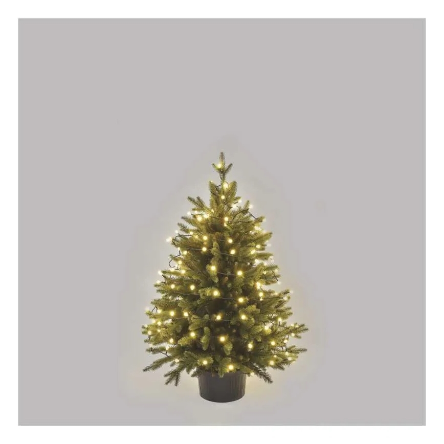 LED-Lichterkette 80 LEDs/230 V/8 Funktionen/13 m/IP44/warmweiß