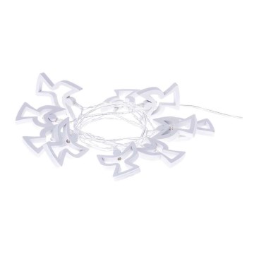 LED-Lichterkette CHAIN 10xLED/2xAA 1,85m warmweiß