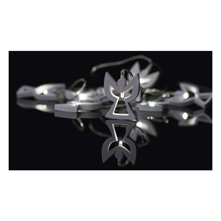 LED-Lichterkette CHAIN 10xLED/2xAA 1,85m warmweiß