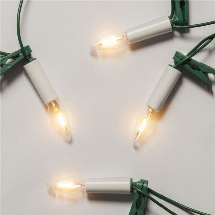 LED Weihnachtskette FELICIA FILAMENT 10,5 m LED/0,2W/230V/14V