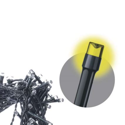 LED-Lichterkette für den Außenbereich, 80 LEDs, 13 m, IP44, warmweiß