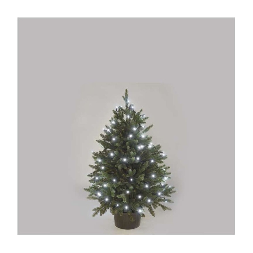 LED-Lichterkette für den Außenbereich 80xLED/13m IP44, kaltweiß