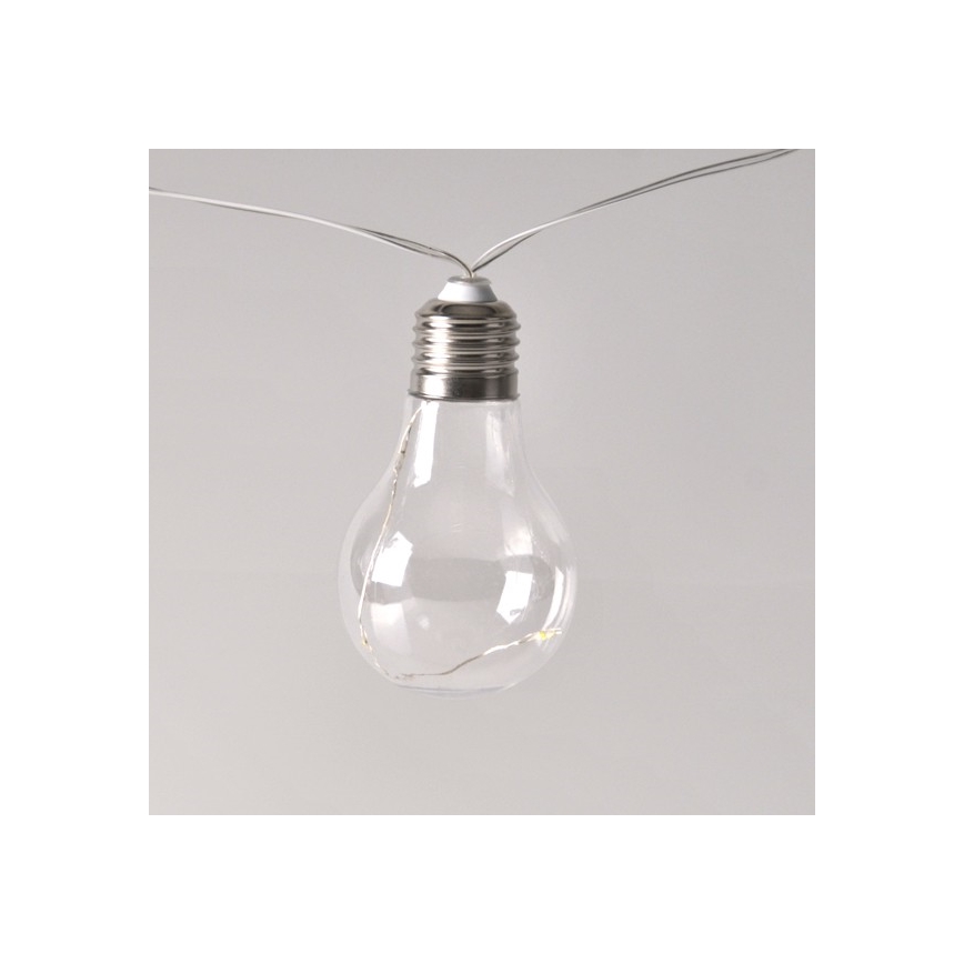 LED-Lichterkette SMOLDER 2,1 m 10xLED/2xAA