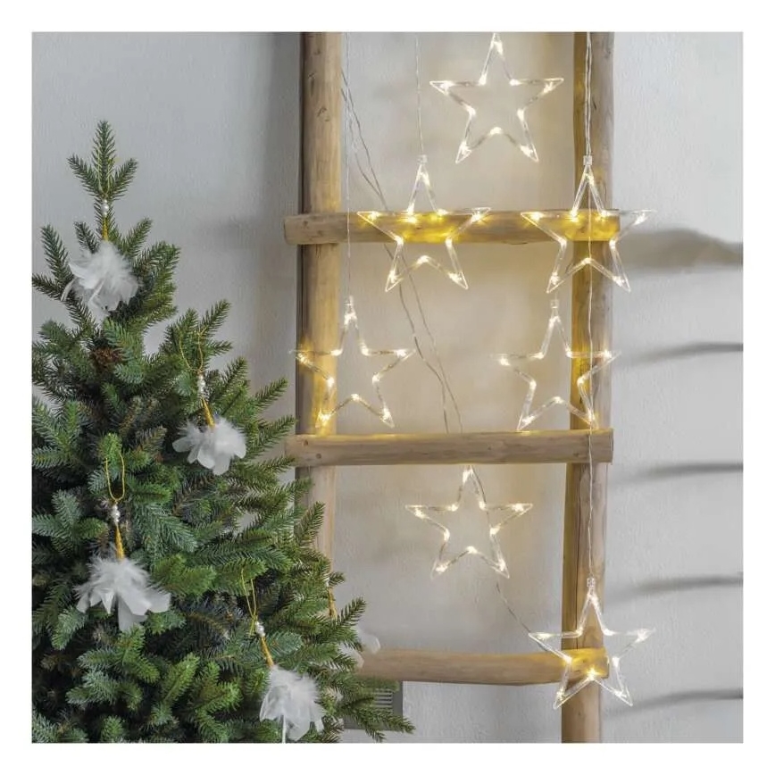 LED Lichtervorhang 70xLED/3,6W 567x125 cm warmweiß