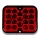 LED Lichtreflektor SINGLE LED/1,9W/12V IP67 rot