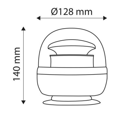 LED Magnetische Warnleuchte LIGHT LED SMD 2835/12-24V