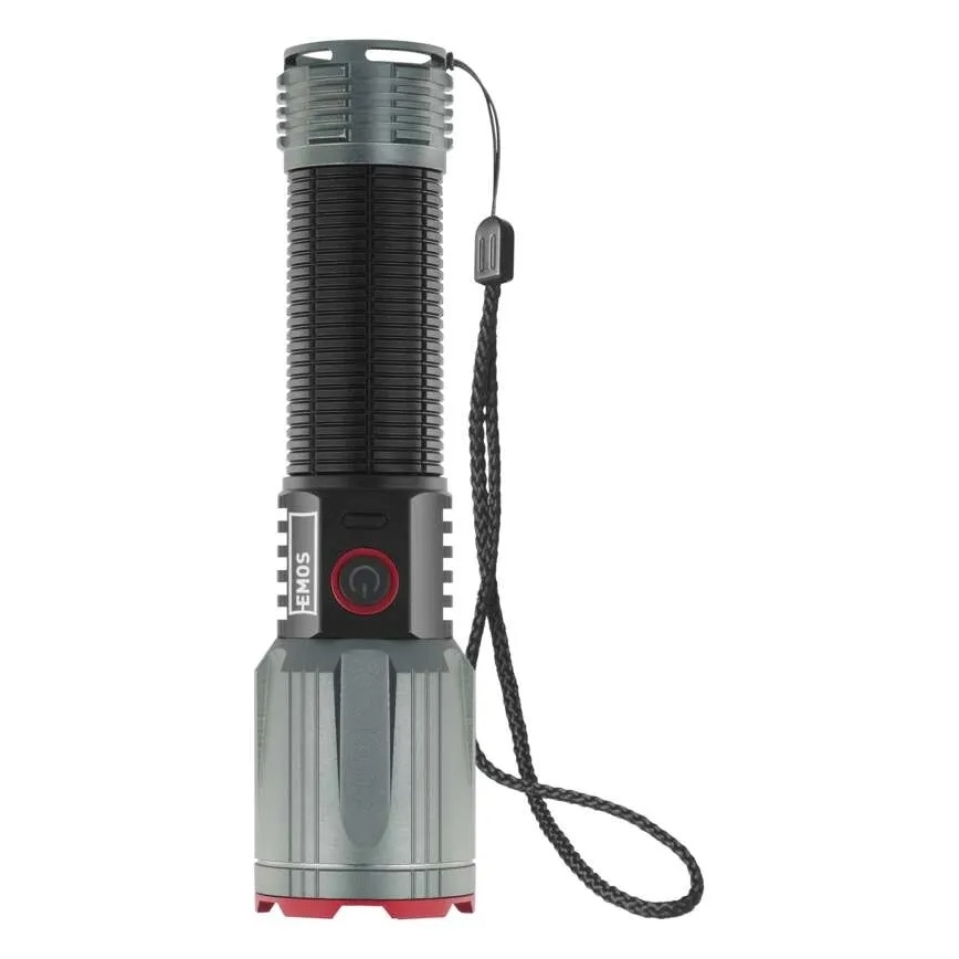 LED wiederaufladbare Metall-Taschenlampe LED/5V 3000 lm 5000 mAh IP43