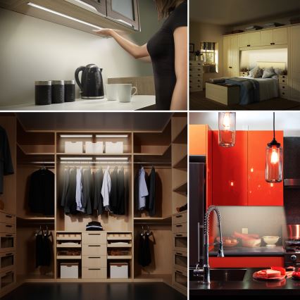 LED-Möbelbeleuchtung mit Sensor LED/9W/12/230V 4000K