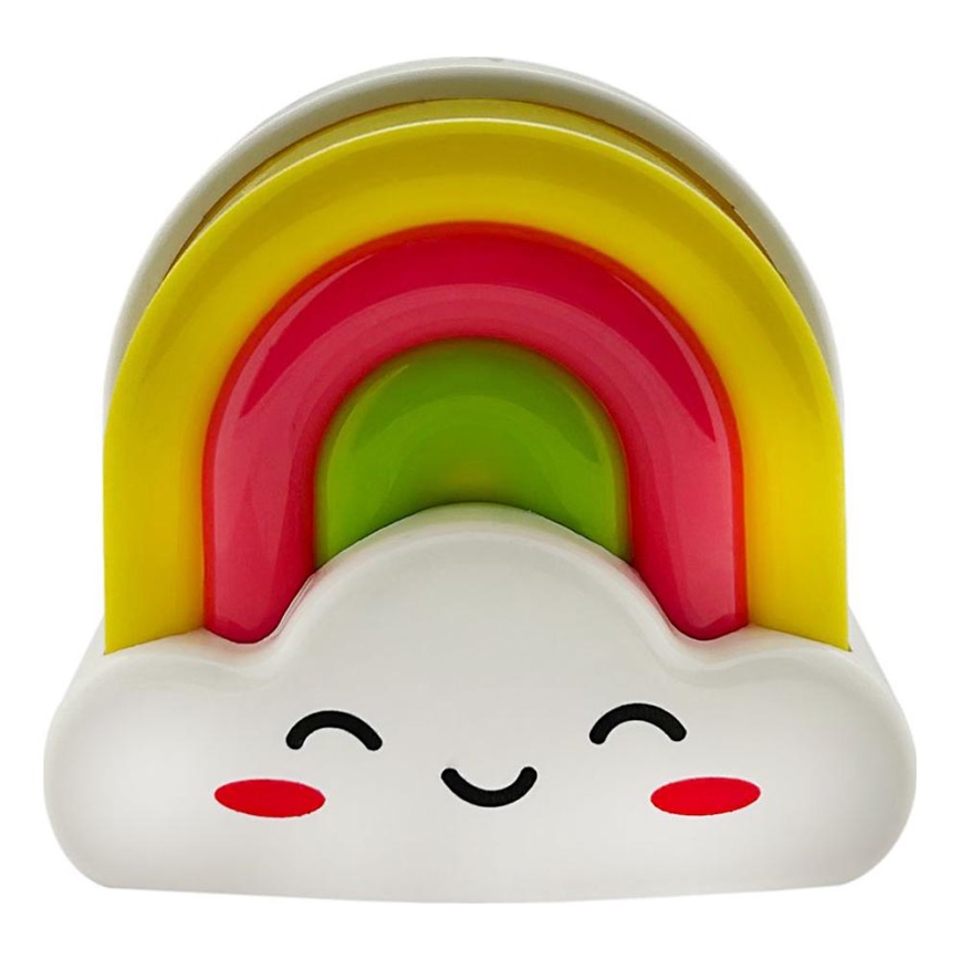 LED-Nachtleuchte für Kinder LED/0,5W/230V Regenbogen