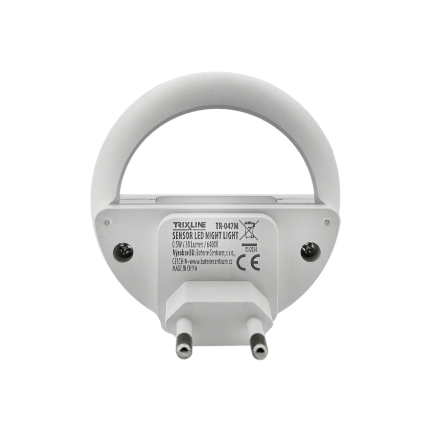 LED-Nachtleuchte mit Dämmerungssensor LED/0,5W/230V weiß
