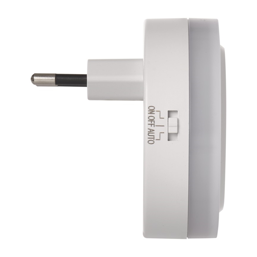 LED Nachtlicht in die Steckdose mit Photosensor+2xUSB 3xLED/0,3W/230V