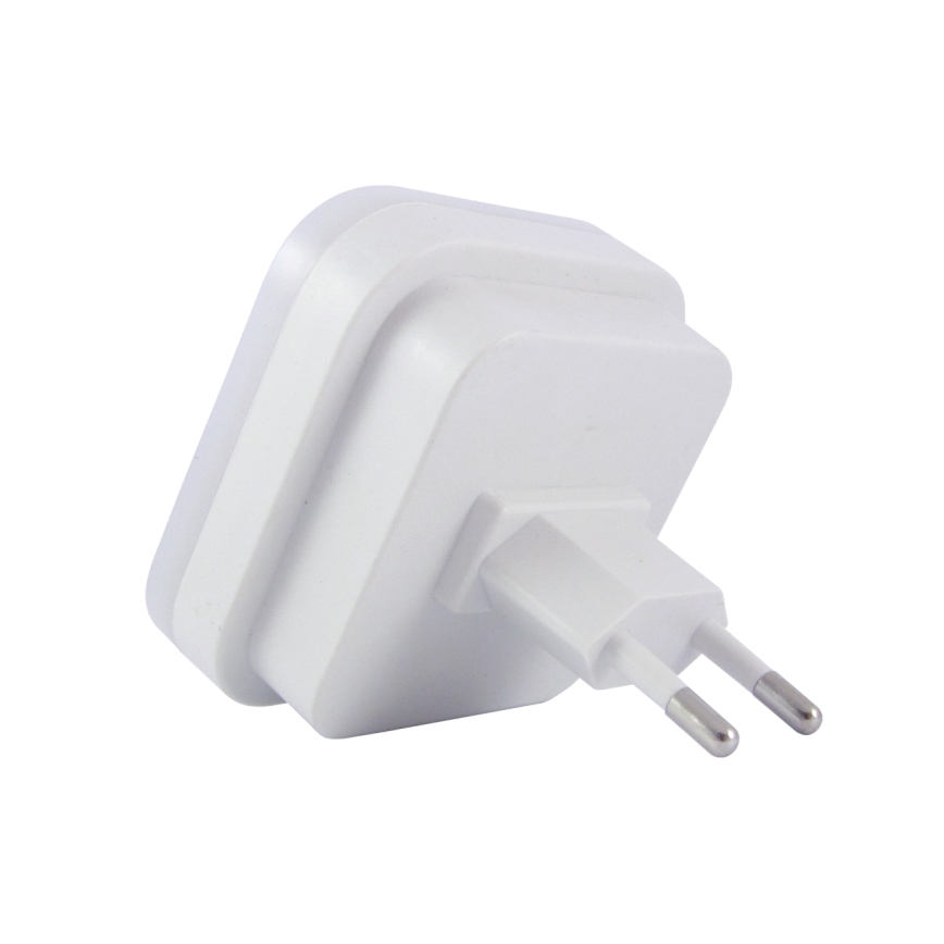 LED-Nachtlicht mit Sensor, LED 0,5 W/230 V, weiß