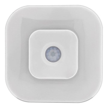 LED-Nachtlicht mit Sensor LED/0,5W/4,5V 3xAAA weiß