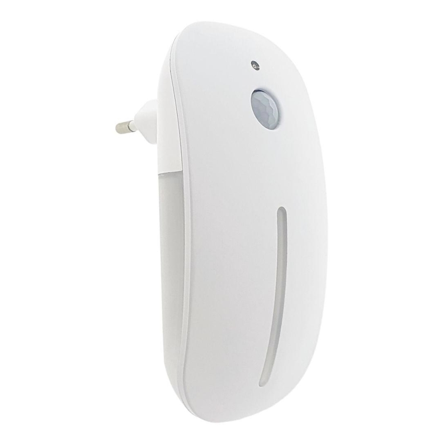 LED-Nachtlicht mit Sensor LED/1W/230V weiß