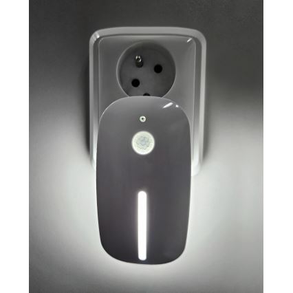 LED-Nachtlicht mit Sensor LED/1W/230V weiß
