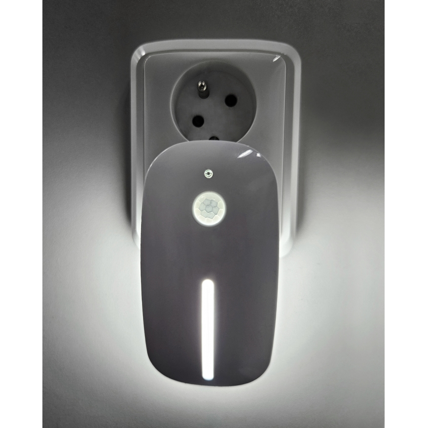 LED-Nachtlicht mit Sensor LED/1W/230V weiß
