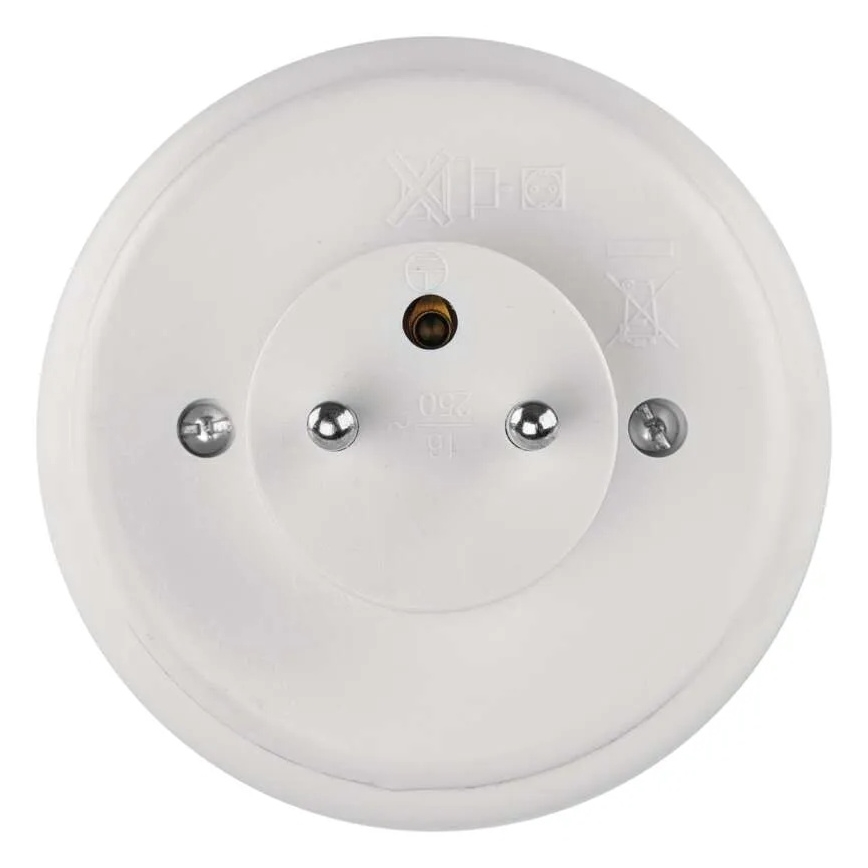 LED-Nachtlicht mit Sensor und Steckdose LED/0,3W/230V