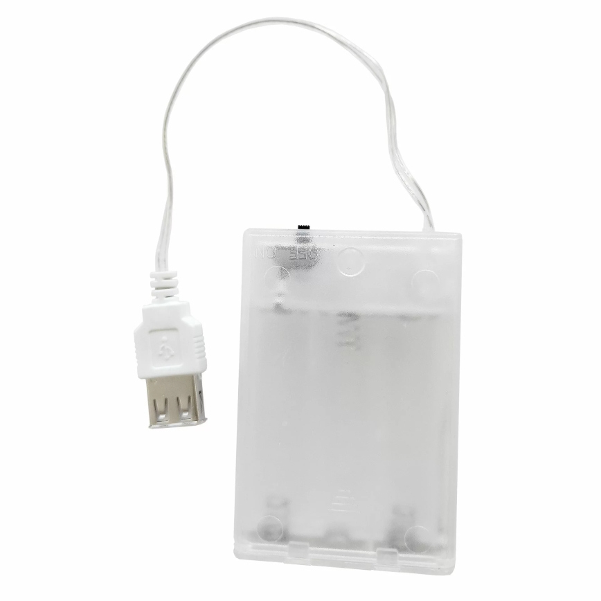 LED-Neon-Wanddekoration PLANET LED/3W/3xAA USB blau/gelb