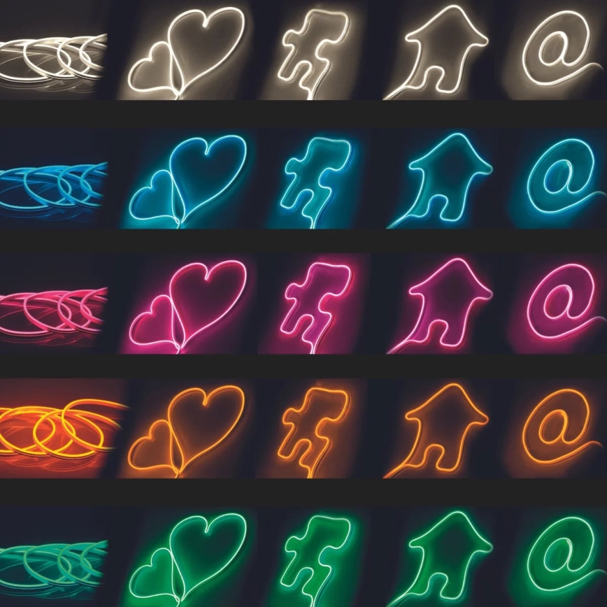 LED Neonband 5m LED/40W/24V Orange IP65