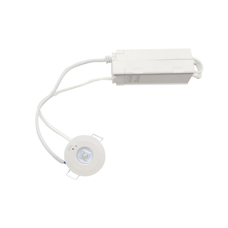 LED-Notfall-Einbauleuchte LED/1,2W/230V 6000K